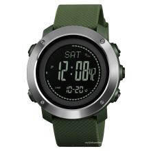 SKMEI 1418 Herren Multifunktions Sport Digitaluhr Höhenmesser Kompass Wasserdichte Armbanduhren